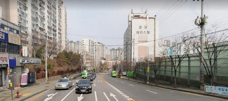 옥정중학교 주변