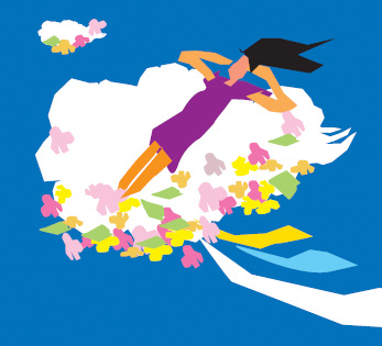 구름 위 정원 산책