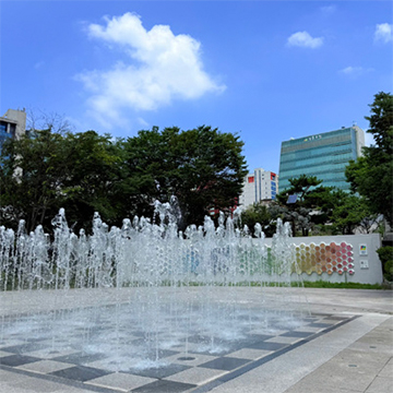 왕십리광장 바닥분수