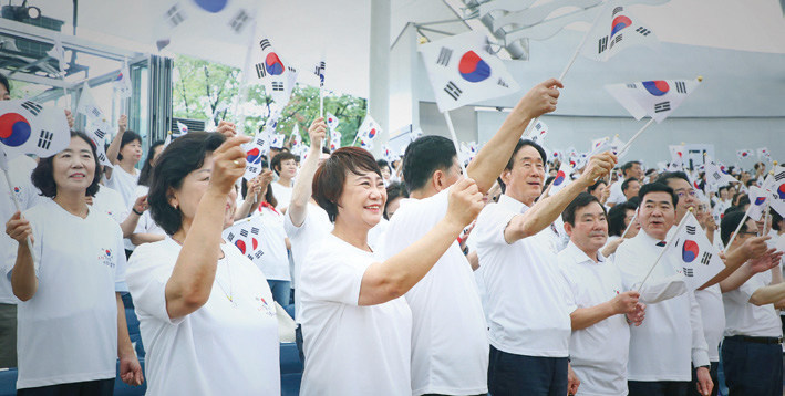 송파구민 대합창 참석