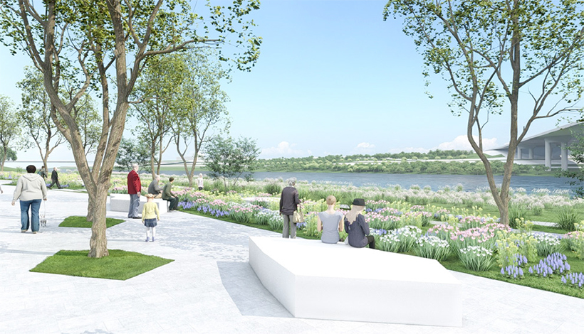 용비쉼터 정원 조감도