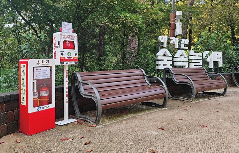 소화기, 응급구급함 설치