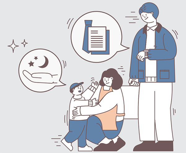 돌봄서비스 일러스트