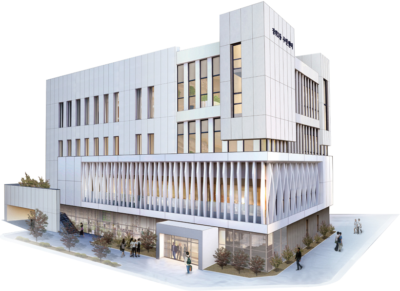 장위2동 주민센터 조감도