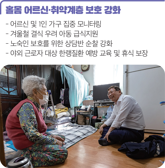 홀몸 어르신·취약계층 보호 강화