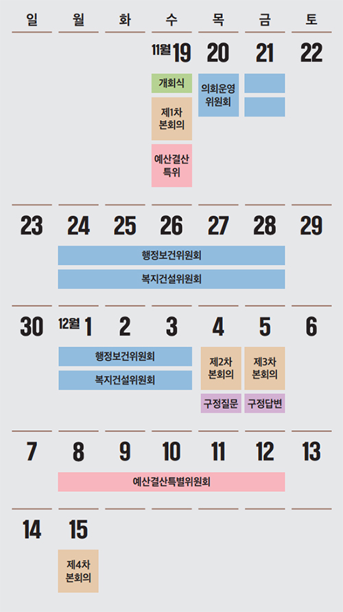 11~12월 운영일정