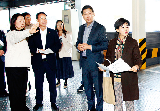 청구공영주차장 현장 방문