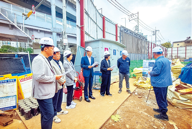 행정기획위원회, 성북청년스마트창업센터 공사현장 방문