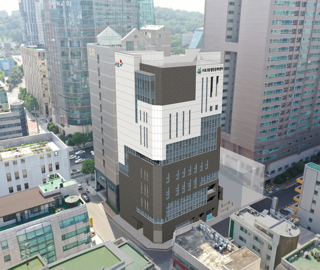 서초3동 열린문화센터 조감도