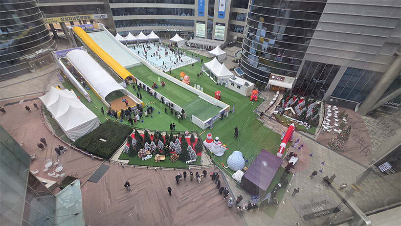 하하호호 눈썰매장