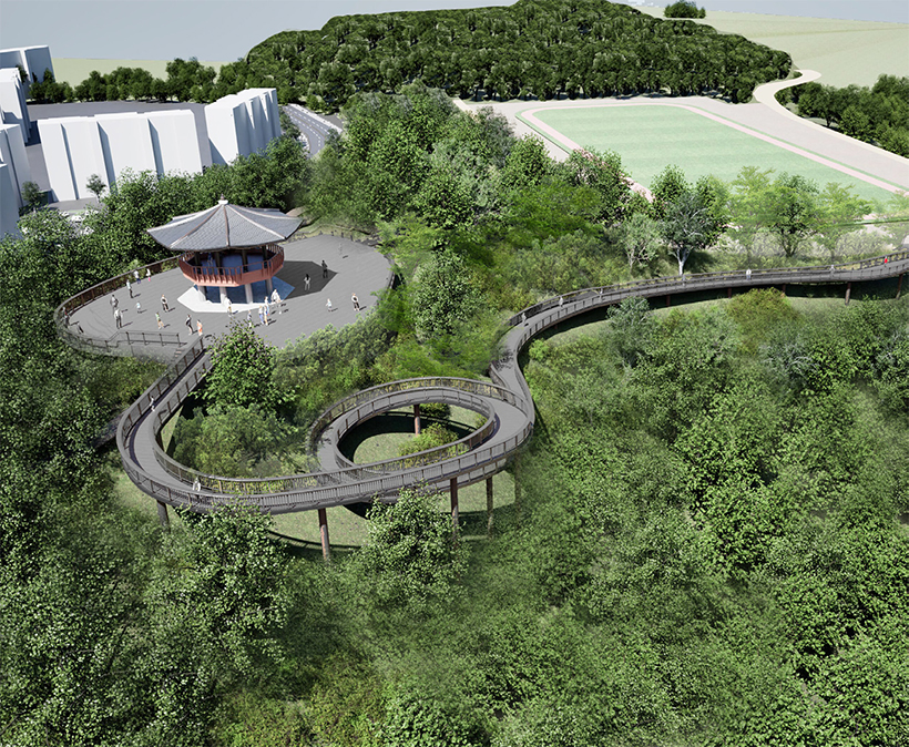 용왕산 전망데크 조감도