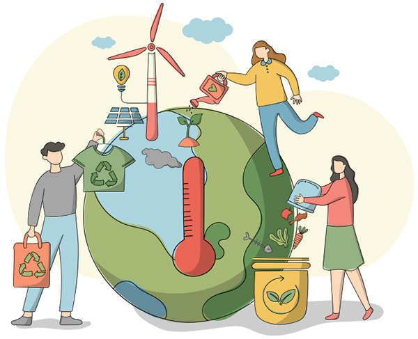 탄소중립실천단 일러스트