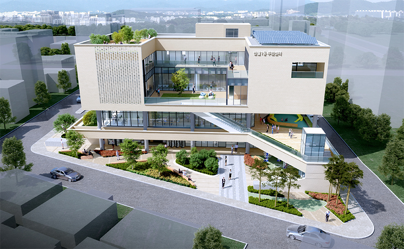 신월1동주민센터 조감도