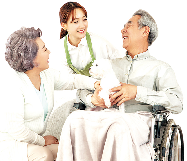 어르신과 돌봄노동자