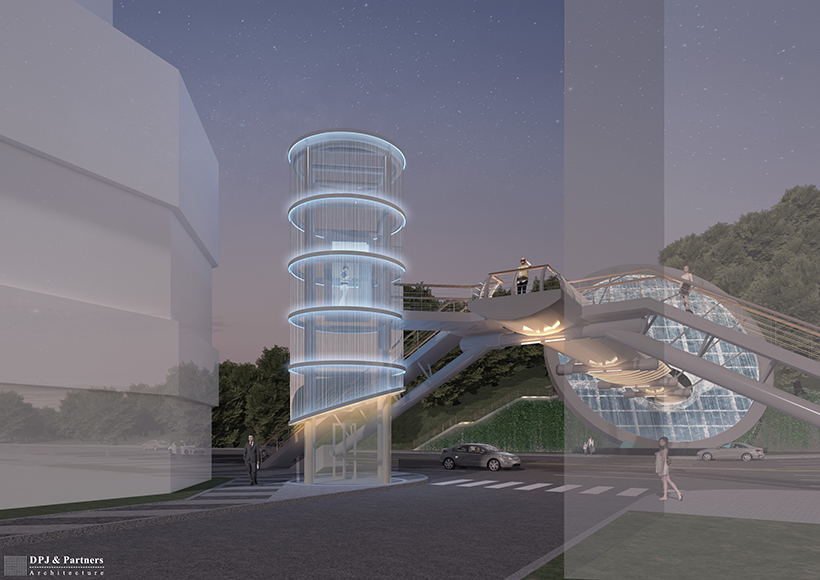 아쿠아 아트육교 엘레베이터