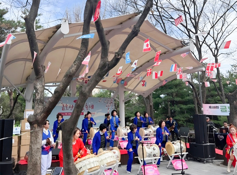 금호산 벚꽃축제