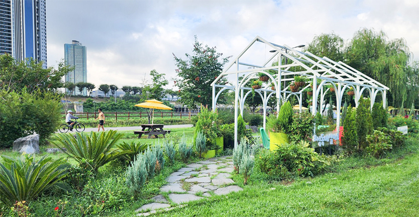 중랑천 피크닉 정원