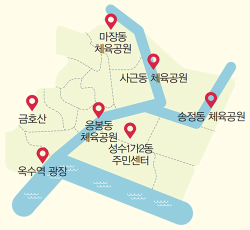 생활체조교실 약도