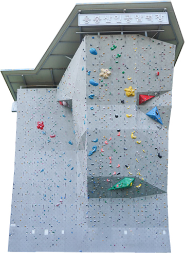 응봉산공원 인공암벽장