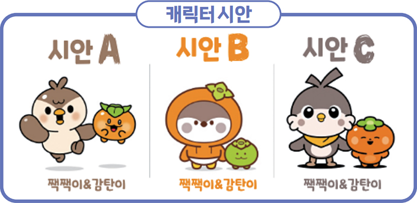 캐릭터시안 A, B, C