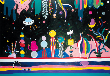 이정윤: 노래하는 집 작품