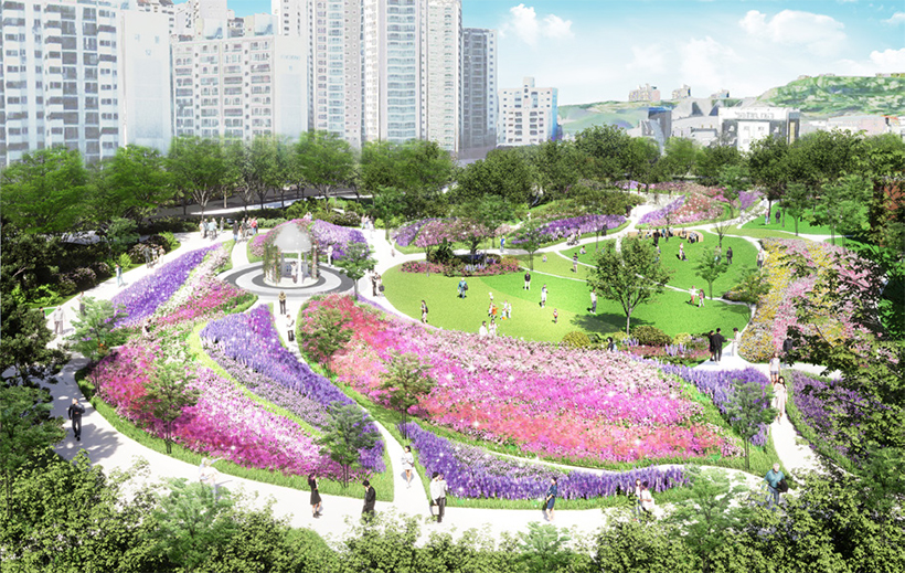 블라썸 정원 조감도