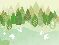 식목일 일러스트