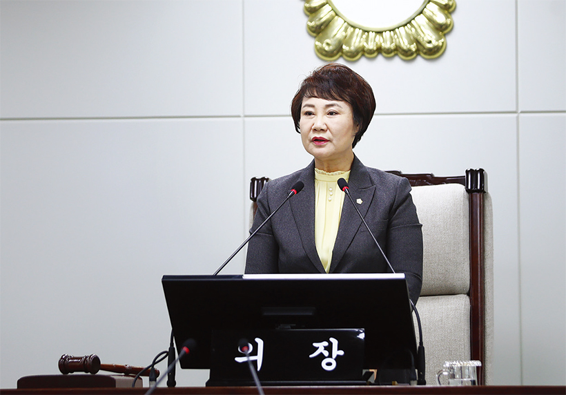 이혜숙 의장 이혜숙