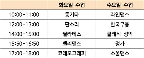 수업 안내