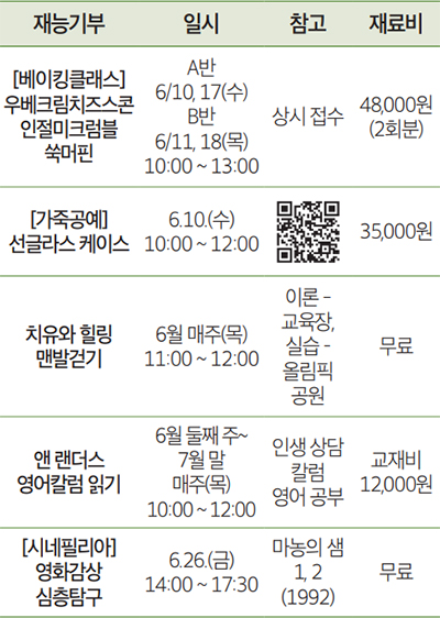 수강생 모집 - 가죽공예 QR