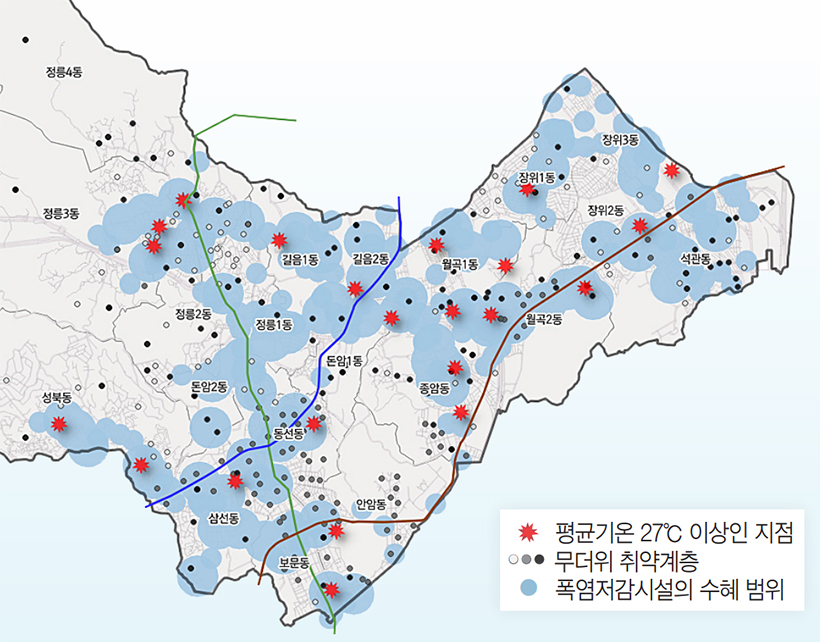 성북의 여름지도