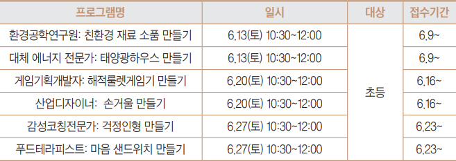 프로그램 안내