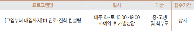 프로그램 안내