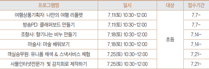 프로그램 안내