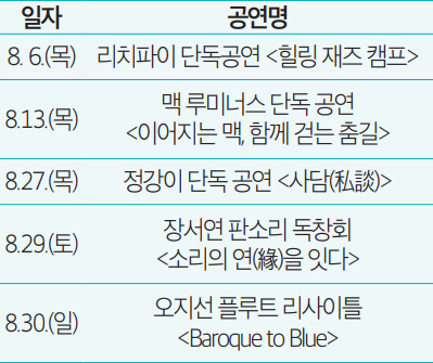 공연안내