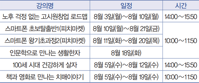 프로그램 안내