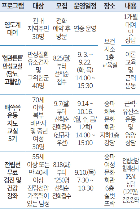프로그램 안내