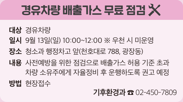경유차량 배출가스 무료 점검