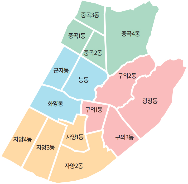 권역별 약도