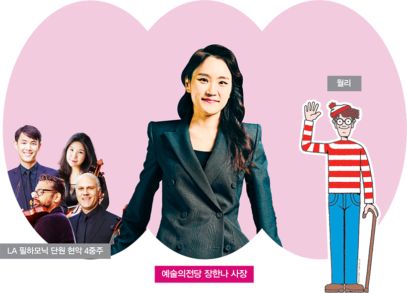 LA 필하모닉 단원 현악 4중주 / 예술의전당 장한나 사장 / 월리