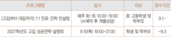 프로그램 안내