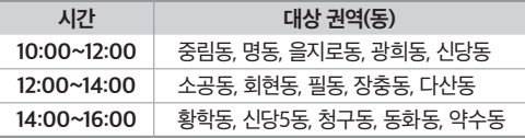 동별 운영시간 안내