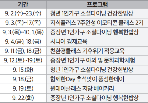 프로그램 안내