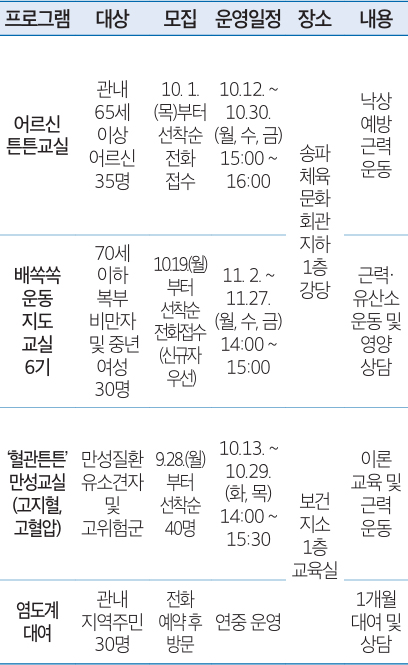 프로그램 안내