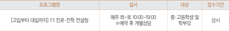 프로그램 안내