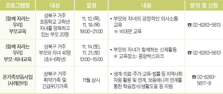 프로그램 안내