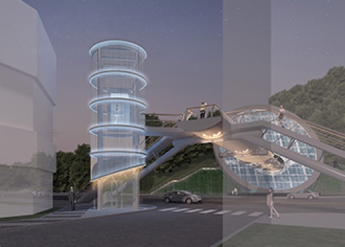 [알림·이벤트] 아쿠아 아트육교 엘리베이터 공사 및 애칭 공모전 