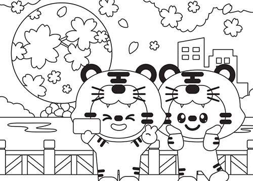 [그림 이벤트] 벚꽃길에서 찰칵! 사진에 봄을 담다