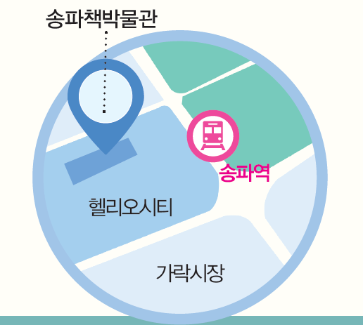 송파책박물관 약도